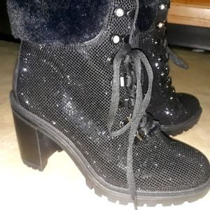Jennifer Lopez Sparkle boots,  size 7.5